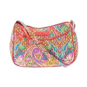 Vera Bradley Paisley in Paradise Small  Crossbody Bag Purse Tote